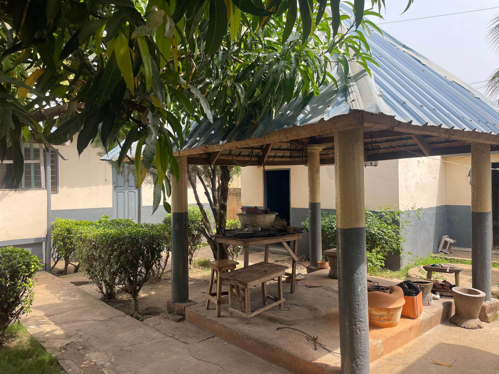 Cour intérieure Chez Tata Elise